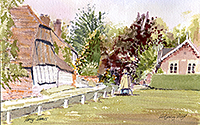 Hedgerley Village, Across the Green